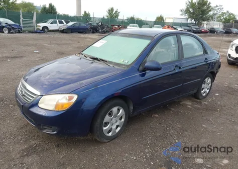 2008 Kia Spectra Ex from USA, damaged, VIN KNAFE122985499778